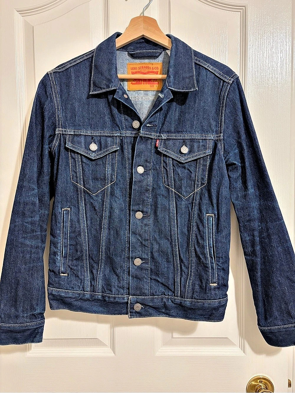 Levi's Trucker Denim Jacket in Blue Size Small